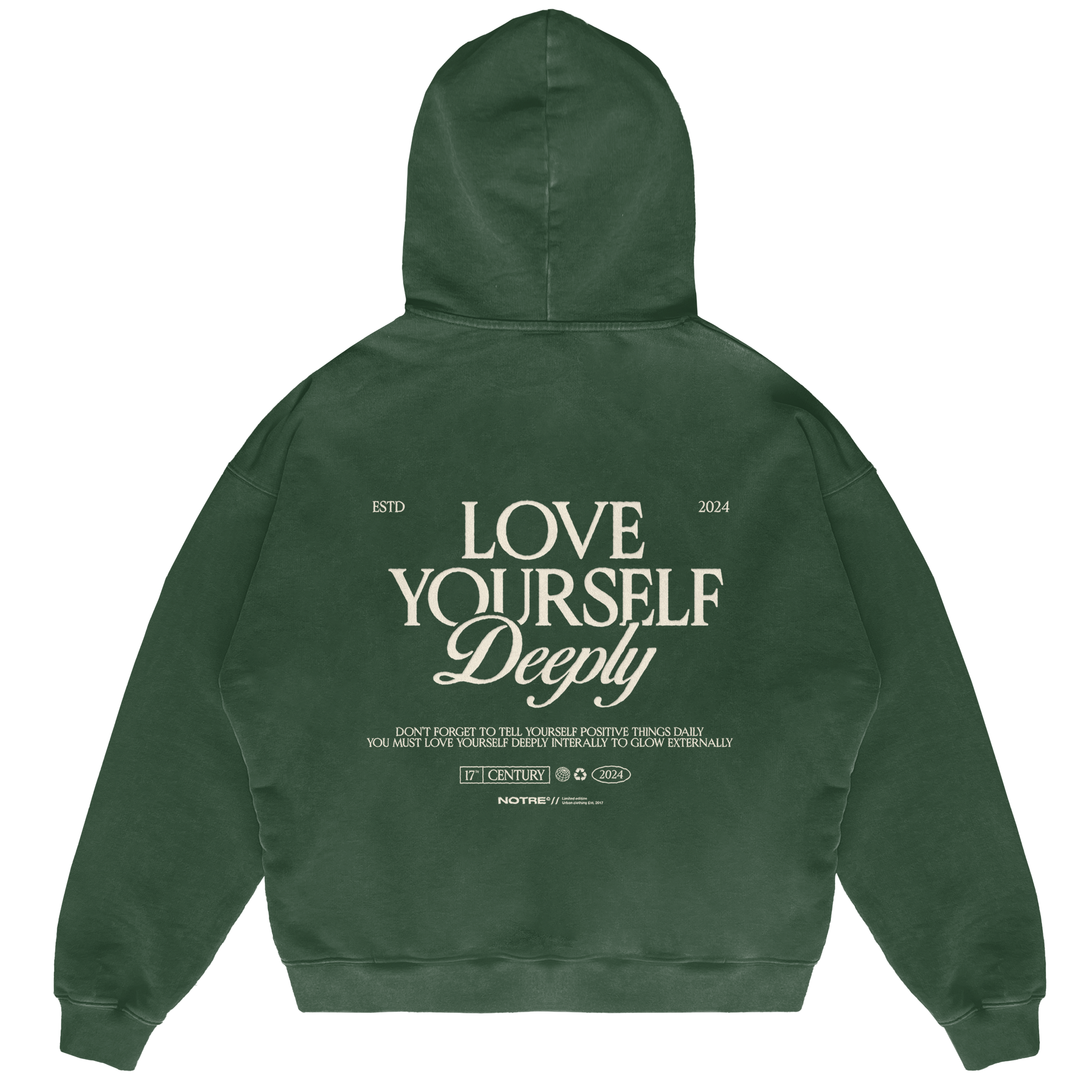 Felpa Hoodie Notre Love Yourself W24 24H EXPRESS SHIPMENT