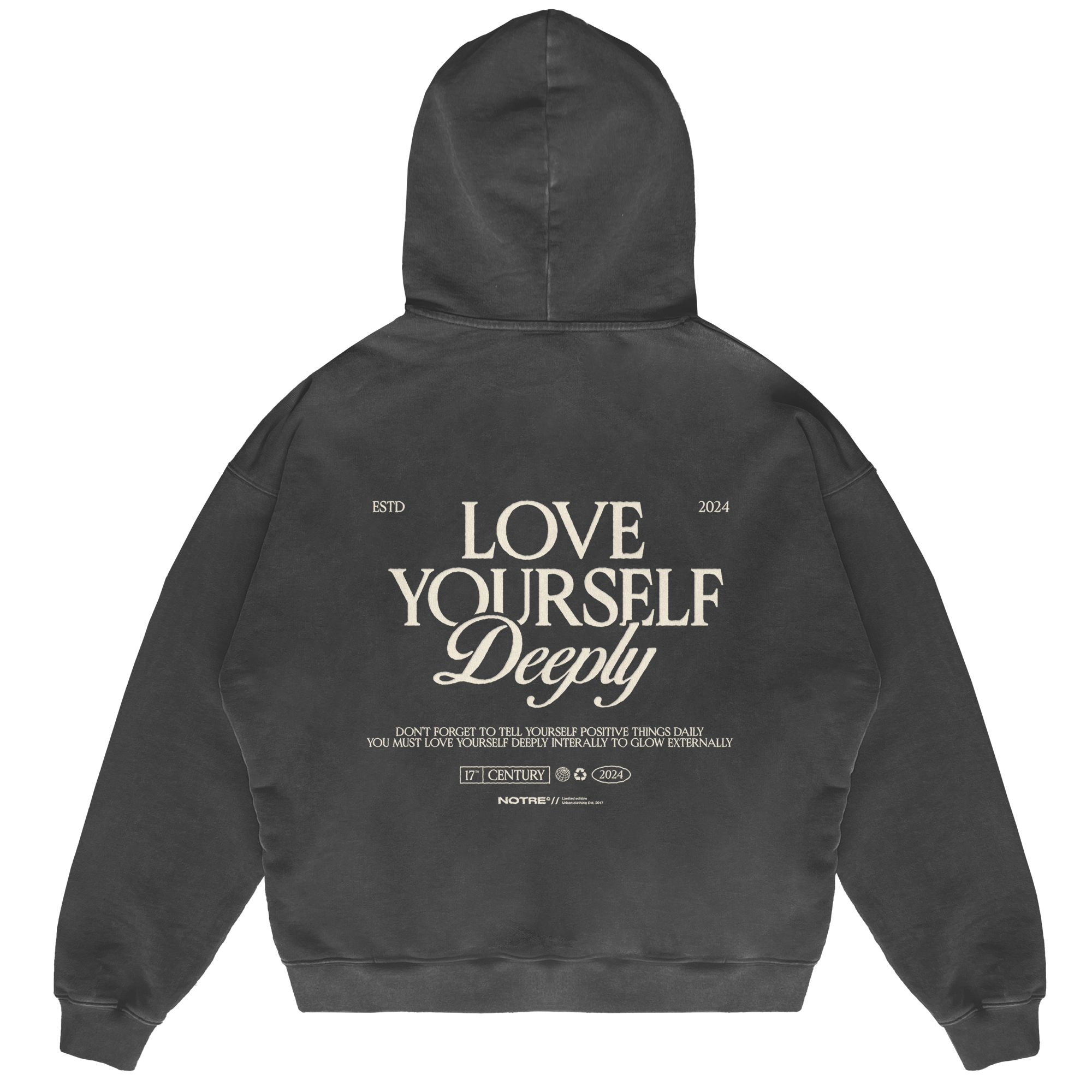 Felpa Hoodie Notre Love Yourself W24 24H EXPRESS SHIPMENT