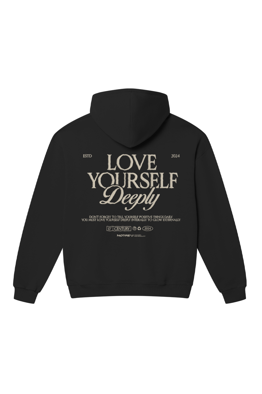 Zip Hoodie  Notre Love Yourself W24 24H EXPRESS SHIPMENT