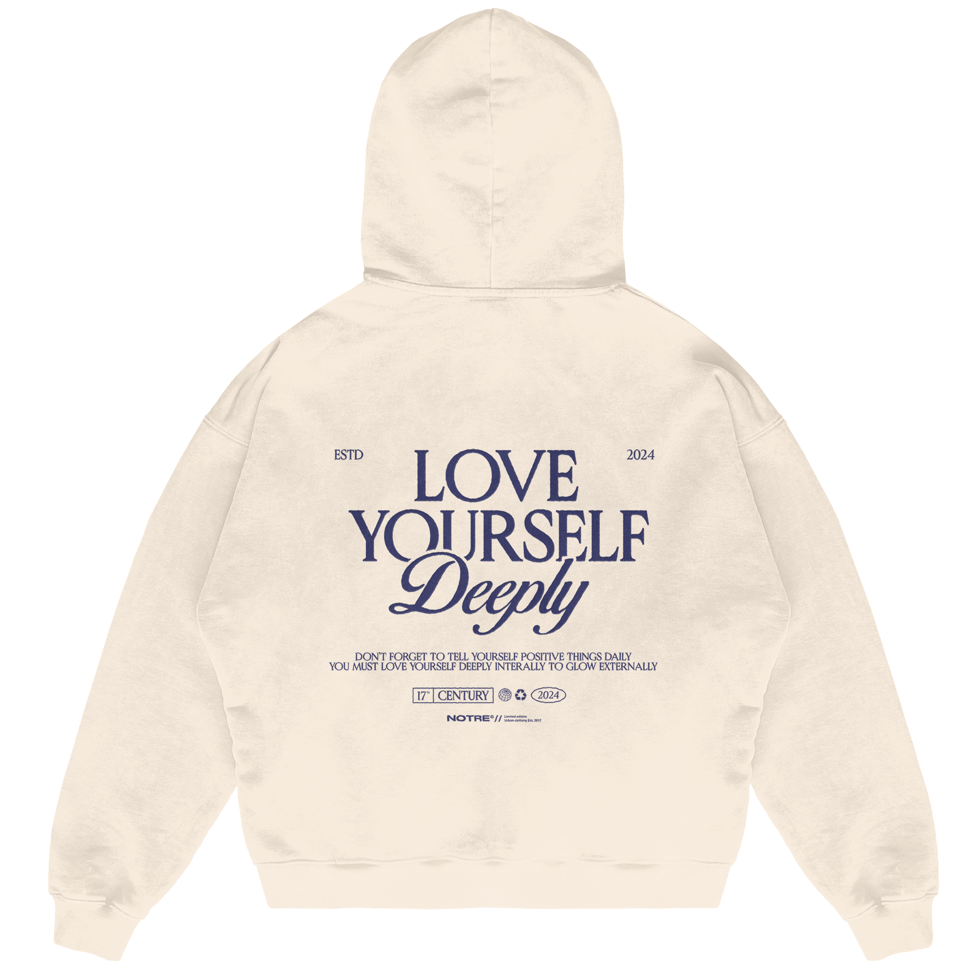 Felpa Hoodie Notre Love Yourself W24 24H EXPRESS SHIPMENT