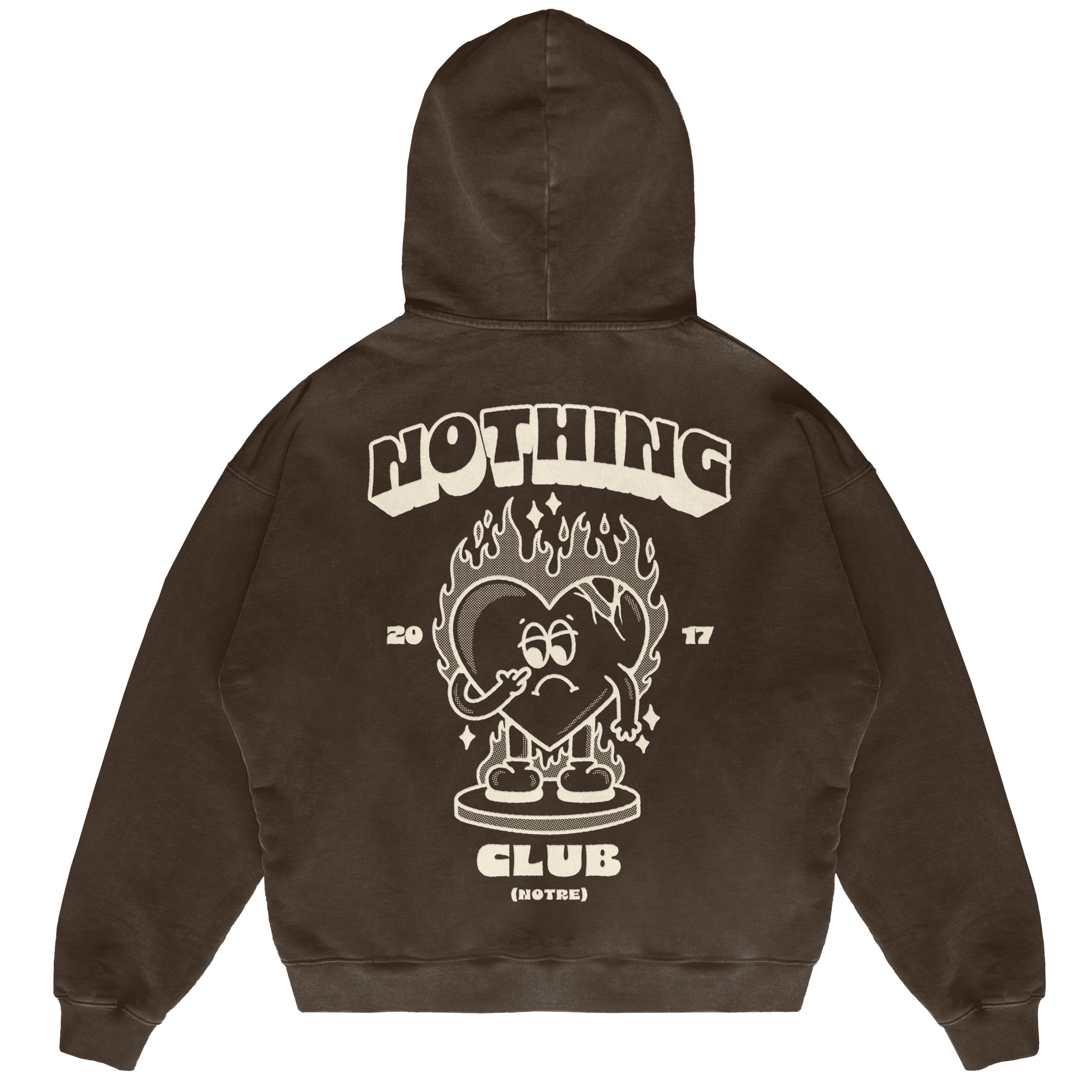 Felpa Hoodie Notre Nothing Club 24H EXPRESS SHIPMENT - not for resale