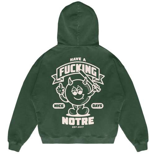 Felpa Hoodie Notre Fu*king Day 24H EXPRESS SHIPMENT - not for resale
