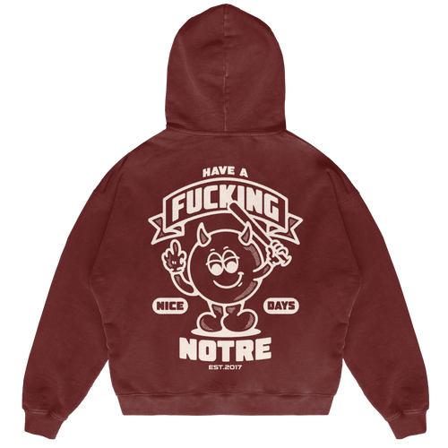 Felpa Hoodie Notre Fu*king Day 24H EXPRESS SHIPMENT - not for resale