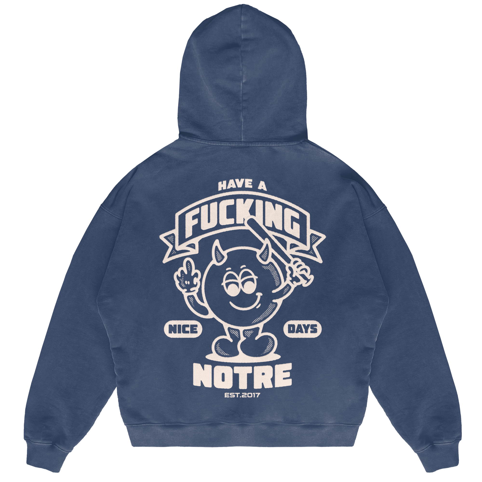 Felpa Hoodie Notre Fu*king Day 24H EXPRESS SHIPMENT - not for resale
