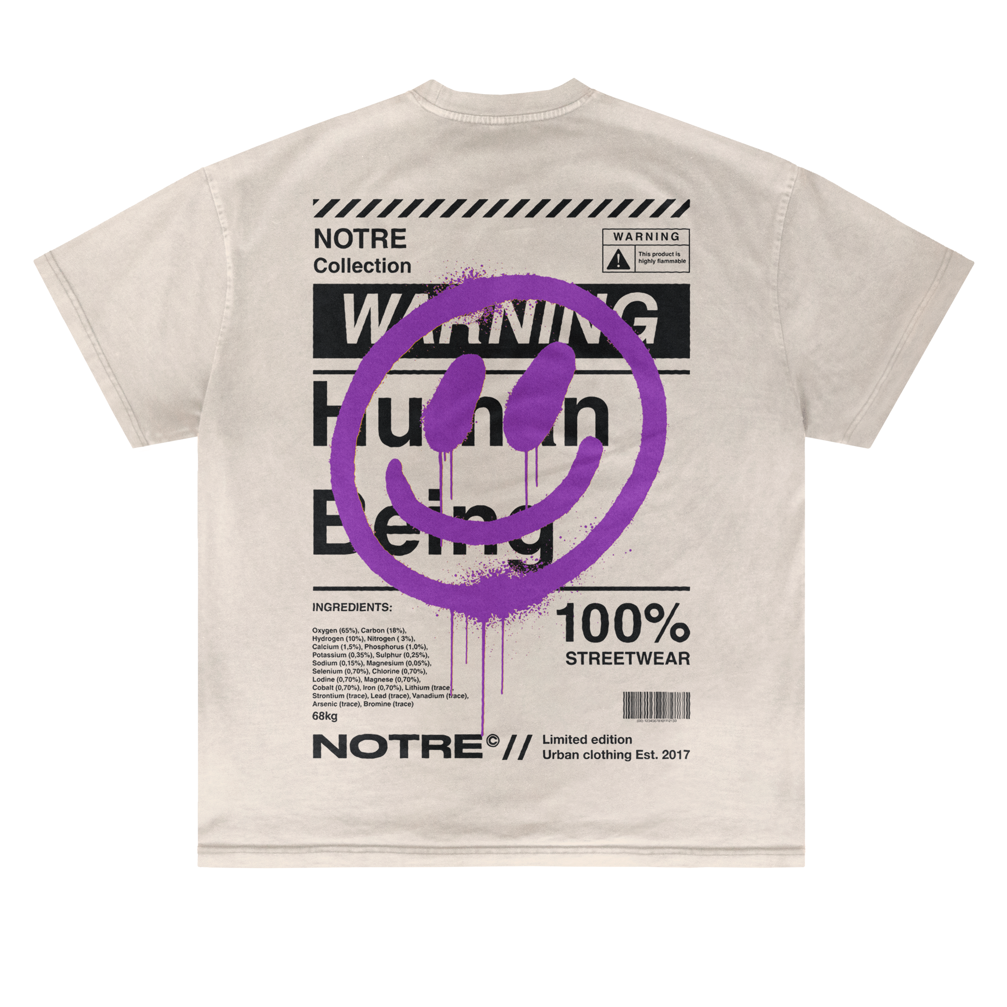 T-shirt Notre Human Being 24H EXPRESS SHIPMENT