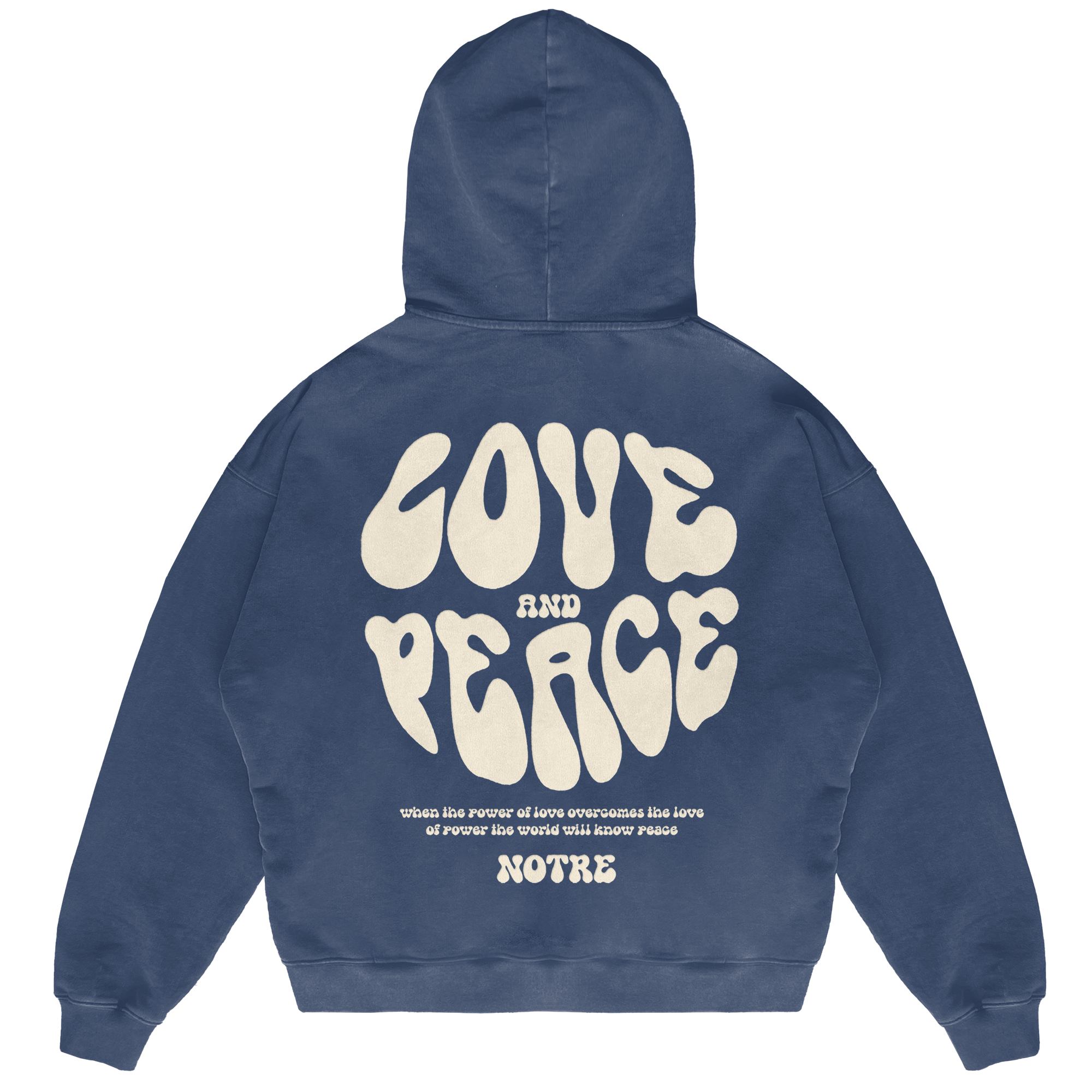 Felpa Hoodie Notre Love & Peace 2024 24H EXPRESS SHIPMENT - not for resale