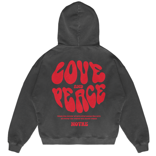 Felpa Hoodie Notre Love & Peace 24H EXPRESS SHIPMENT