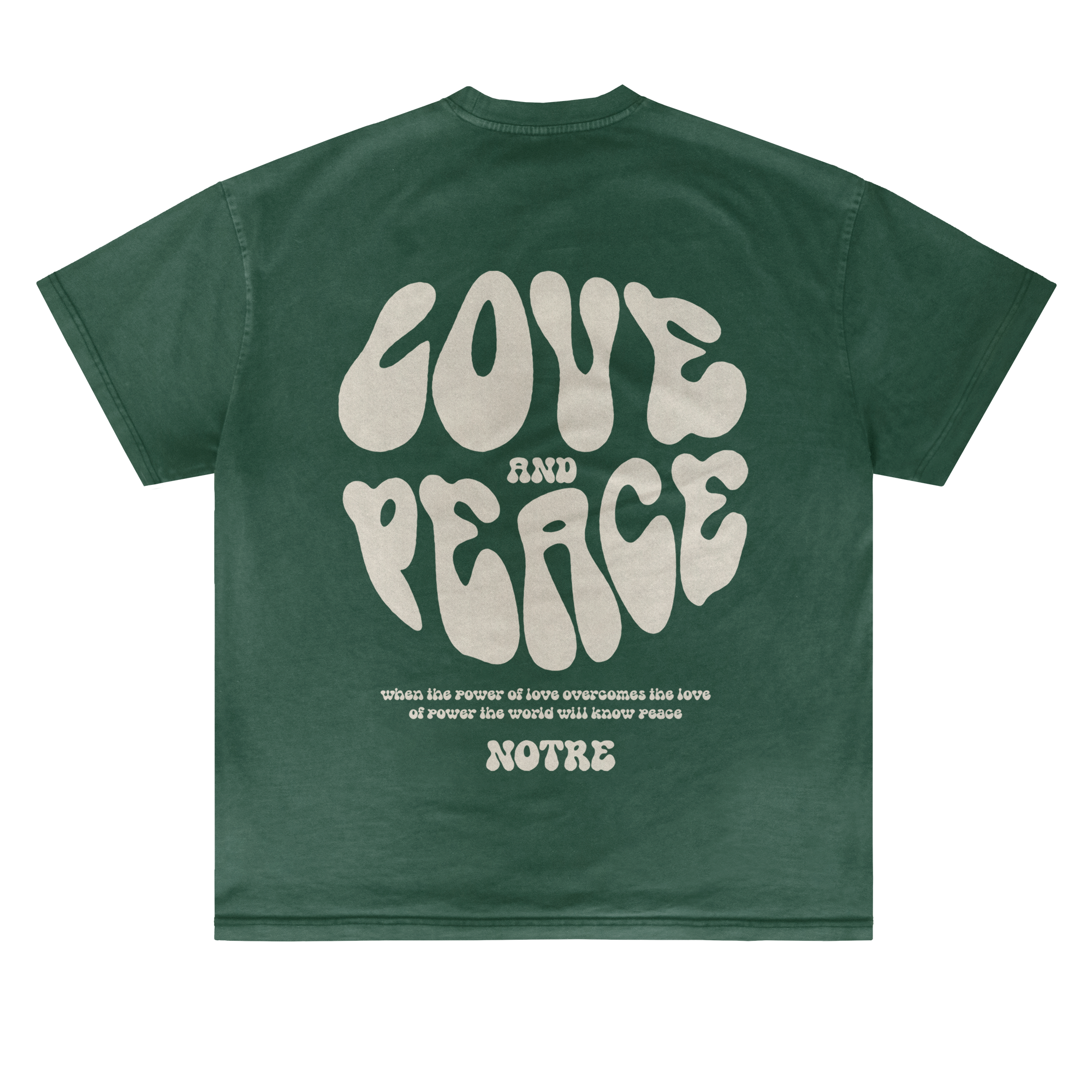 T-shirt Notre Love & Peace 2024 24H EXPRESS SHIPMENT