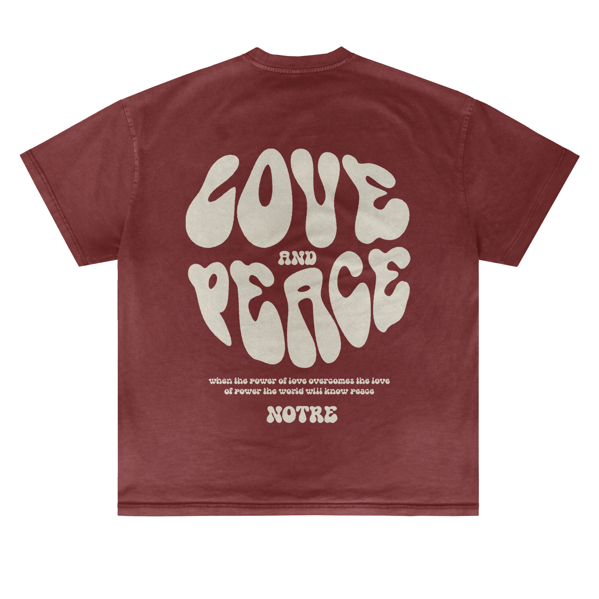 T-shirt Notre Love & Peace 2024 24H EXPRESS SHIPMENT