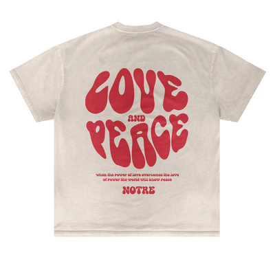 T-shirt Notre Love & Peace 24H EXPRESS SHIPMENT