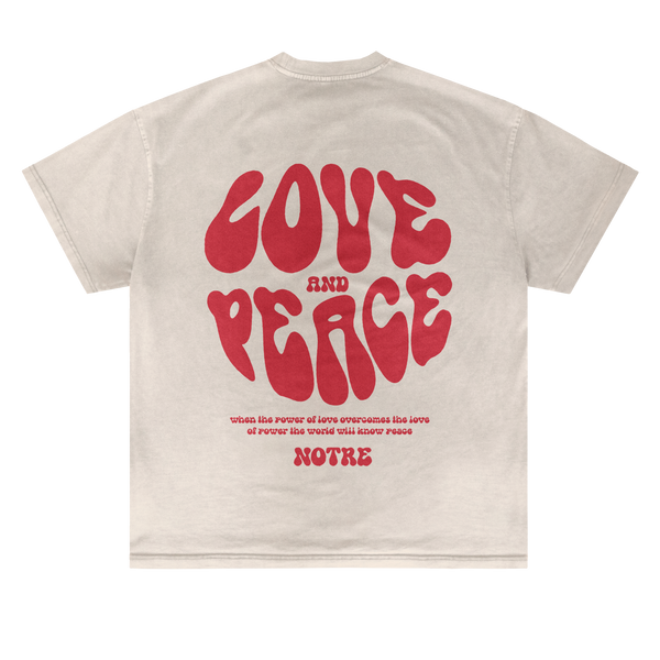 T-shirt Notre Love & Peace 24H EXPRESS SHIPMENT
