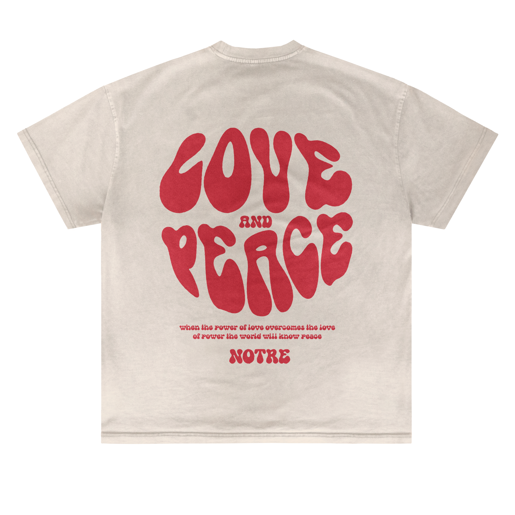 T-shirt Notre Love & Peace 24H EXPRESS SHIPMENT