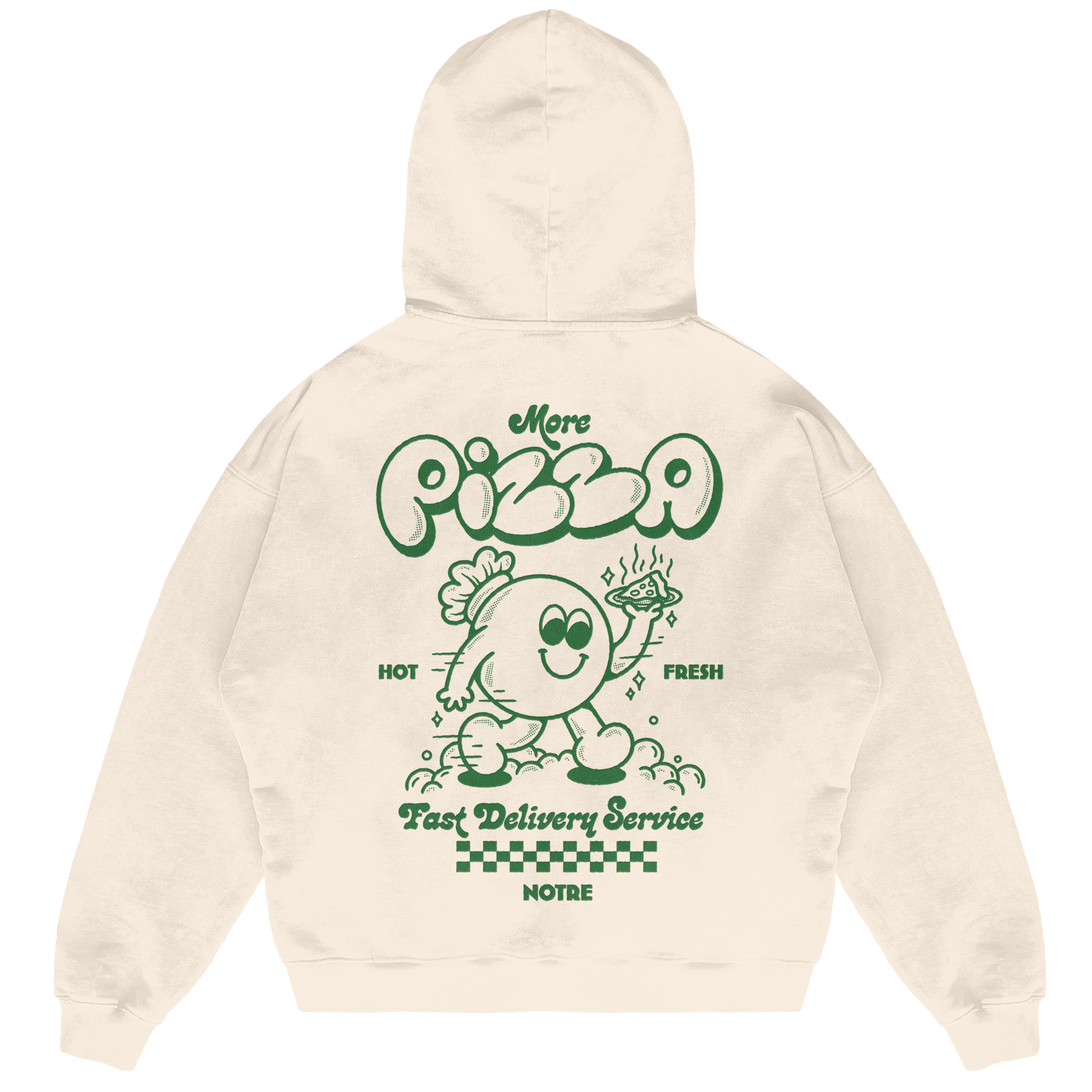 Felpa Hoodie Notre More Pizza 24H EXPRESS SHIPMENT - not for resale