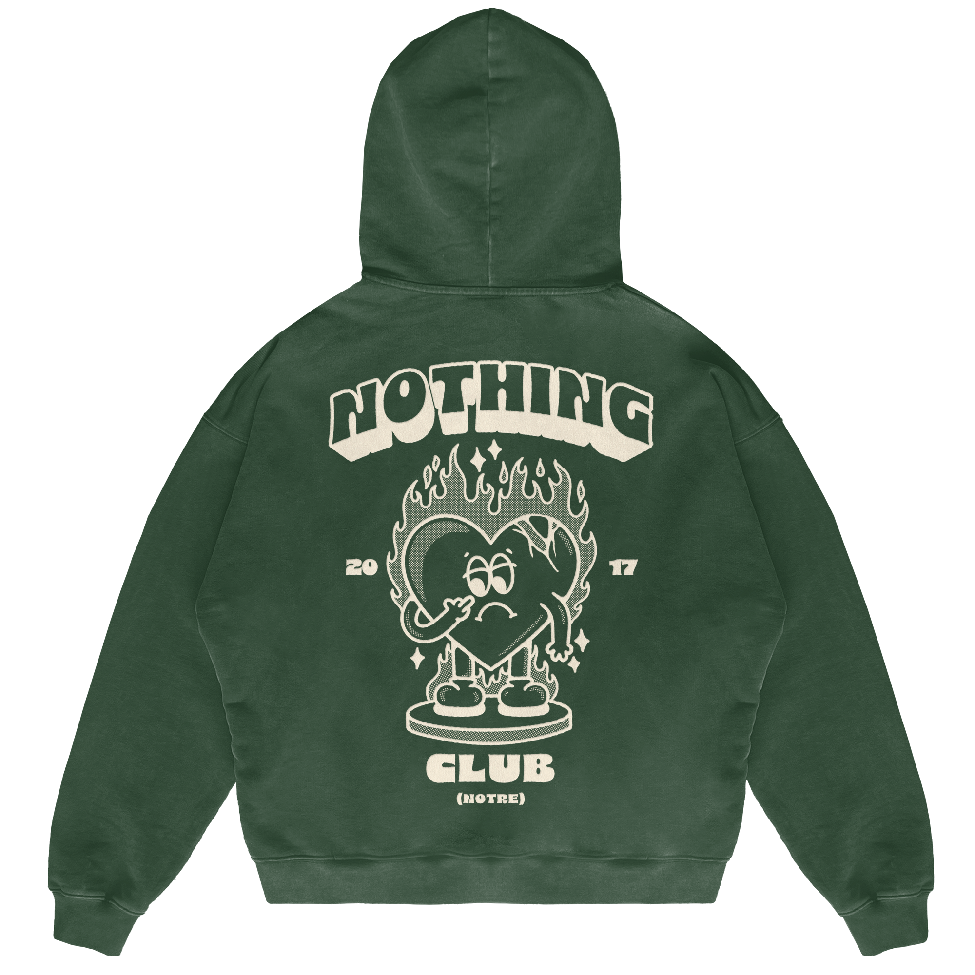 Felpa Hoodie Notre Nothing Club 24H EXPRESS SHIPMENT - not for resale
