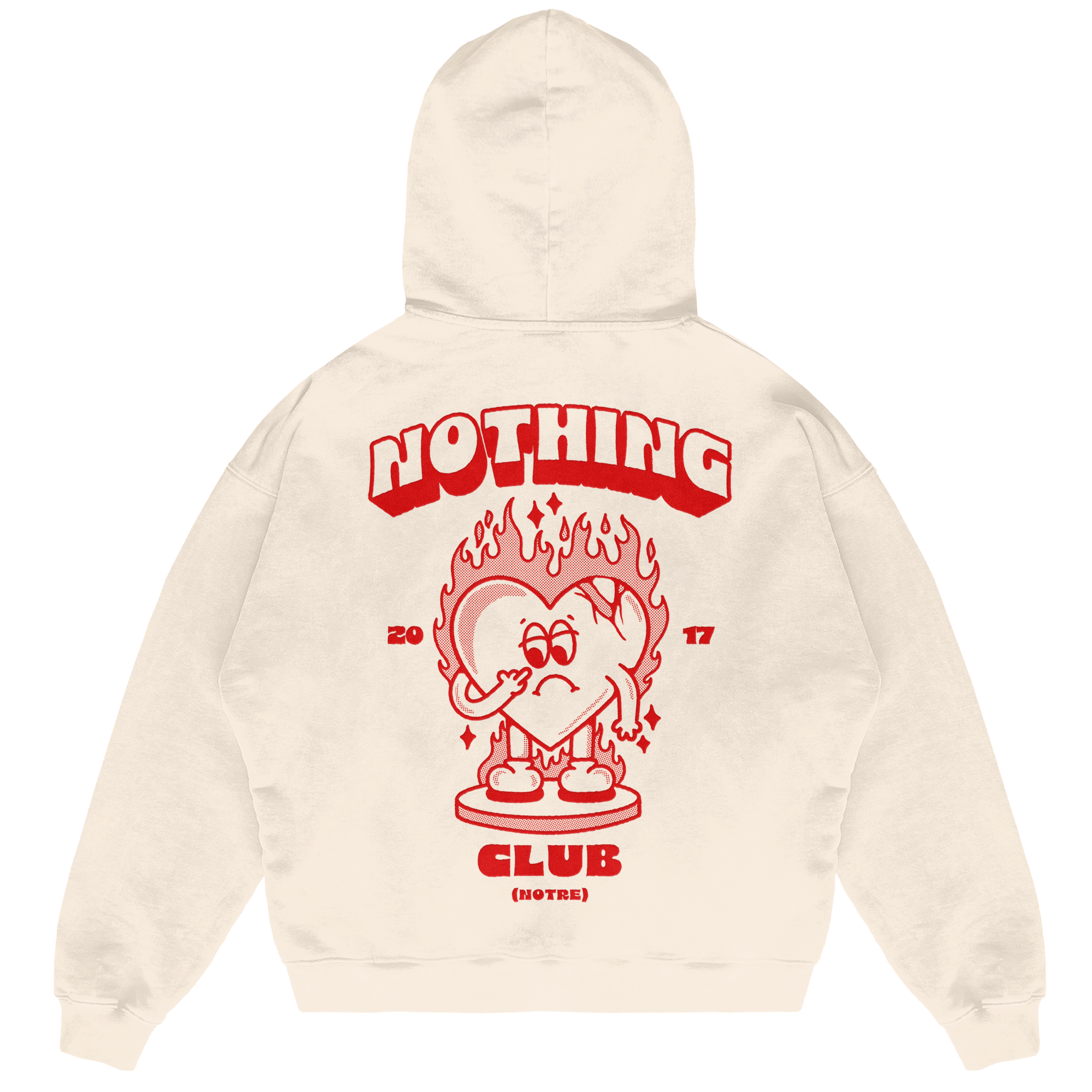 Felpa Hoodie Notre Nothing Club 24H EXPRESS SHIPMENT - not for resale