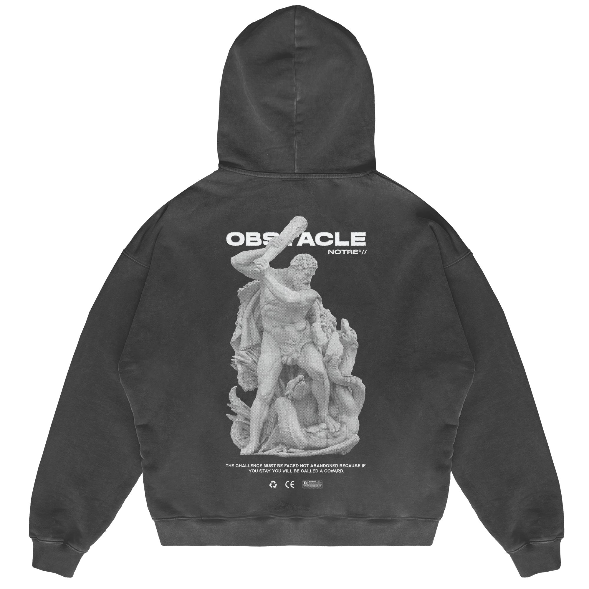 Felpa Hoodie Notre Obstacle 24H EXPRESS SHIPMENT - not for resale