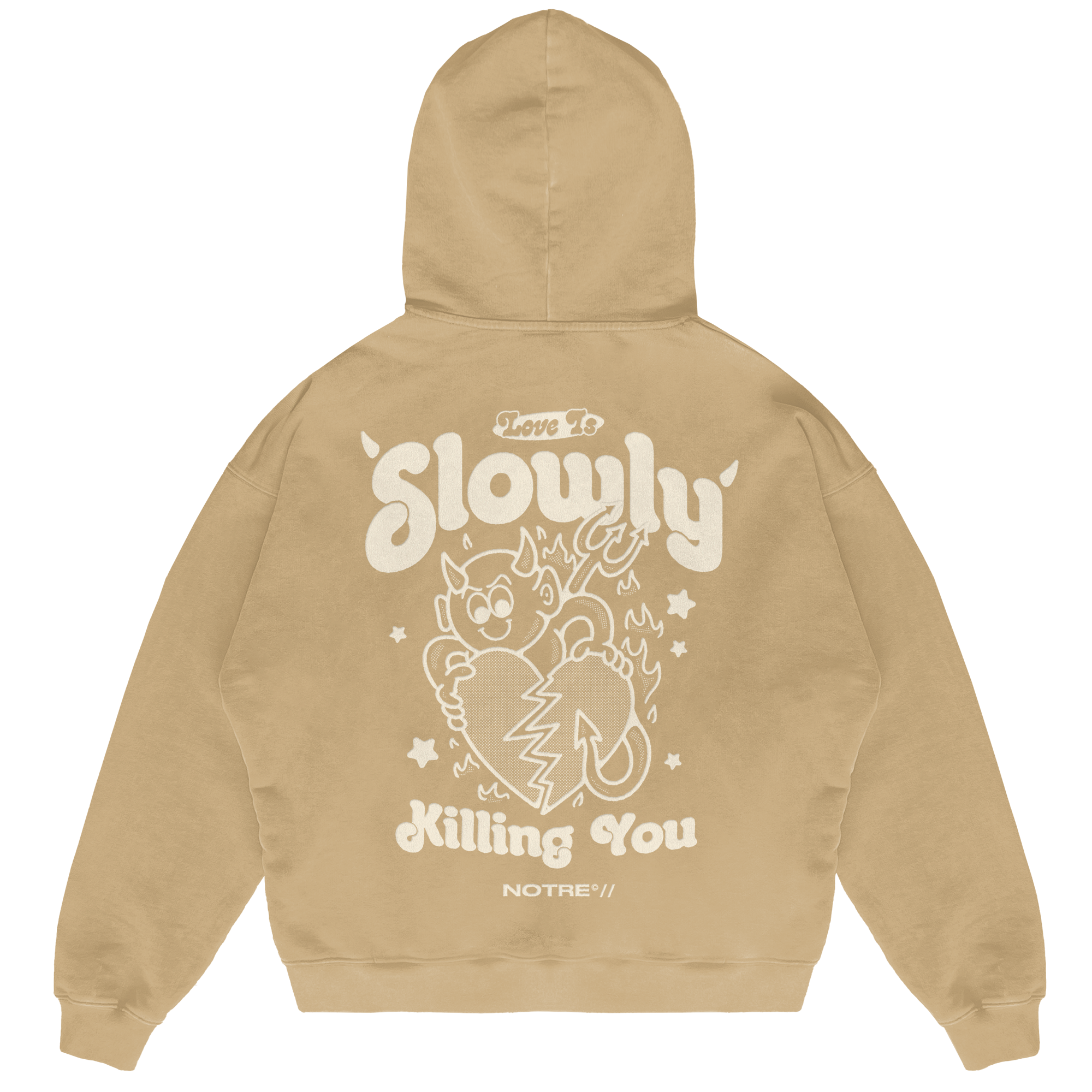 Felpa Hoodie Notre Slowly 24H EXPRESS SHIPMENT - not for resale