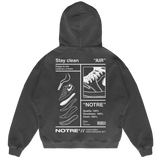 Felpa Hoodie Notre Stay Clean 24H EXPRESS SHIPMENT