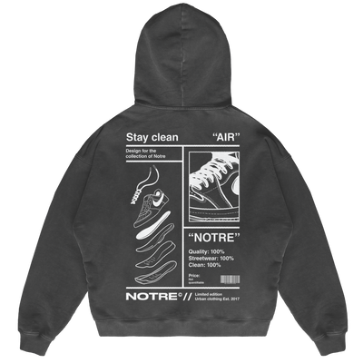 Felpa Hoodie Notre Stay Clean 24H EXPRESS SHIPMENT