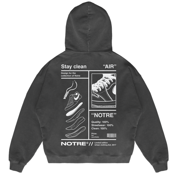 Felpa Hoodie Notre Stay Clean 24H EXPRESS SHIPMENT