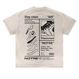 T-shirt Notre Stay Clean 24H EXPRESS SHIPMENT