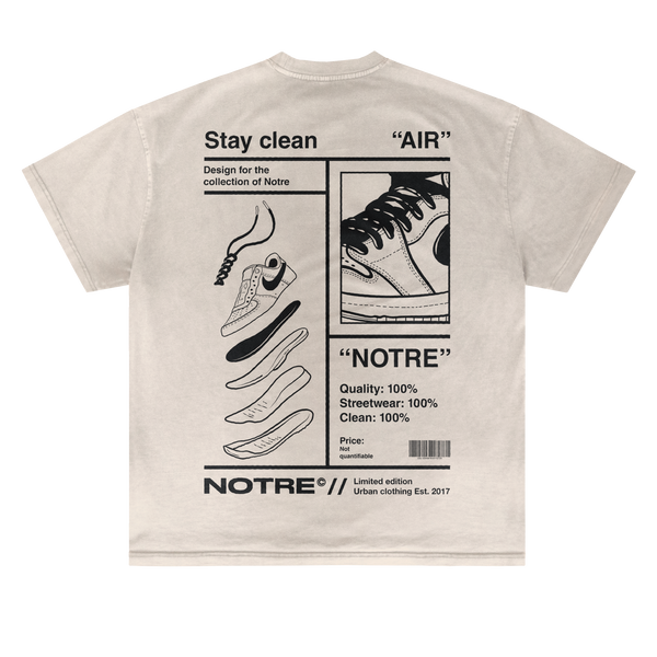 T-shirt Notre Stay Clean 24H EXPRESS SHIPMENT