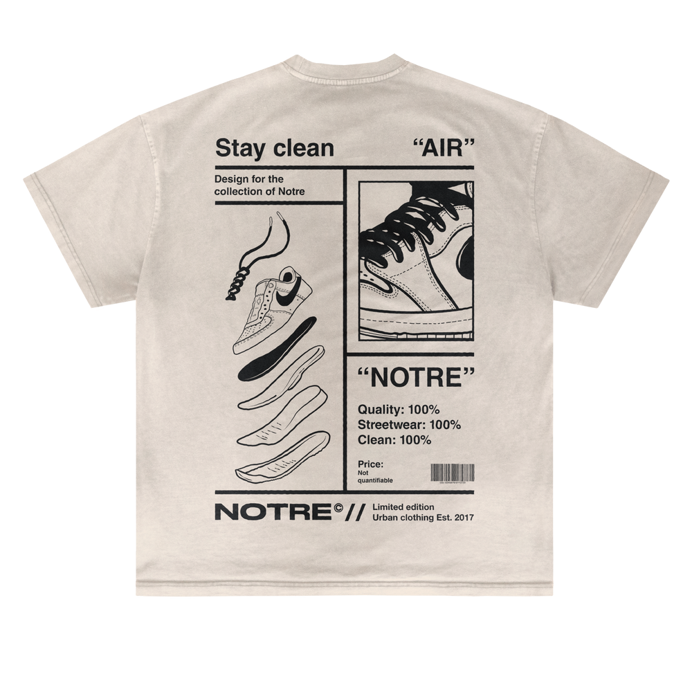 T-shirt Notre Stay Clean 24H EXPRESS SHIPMENT