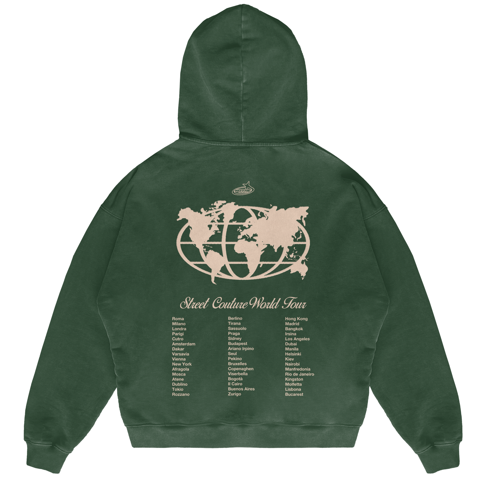Felpa Hoodie Notre World Tour 24H EXPRESS SHIPMENT - not for resale