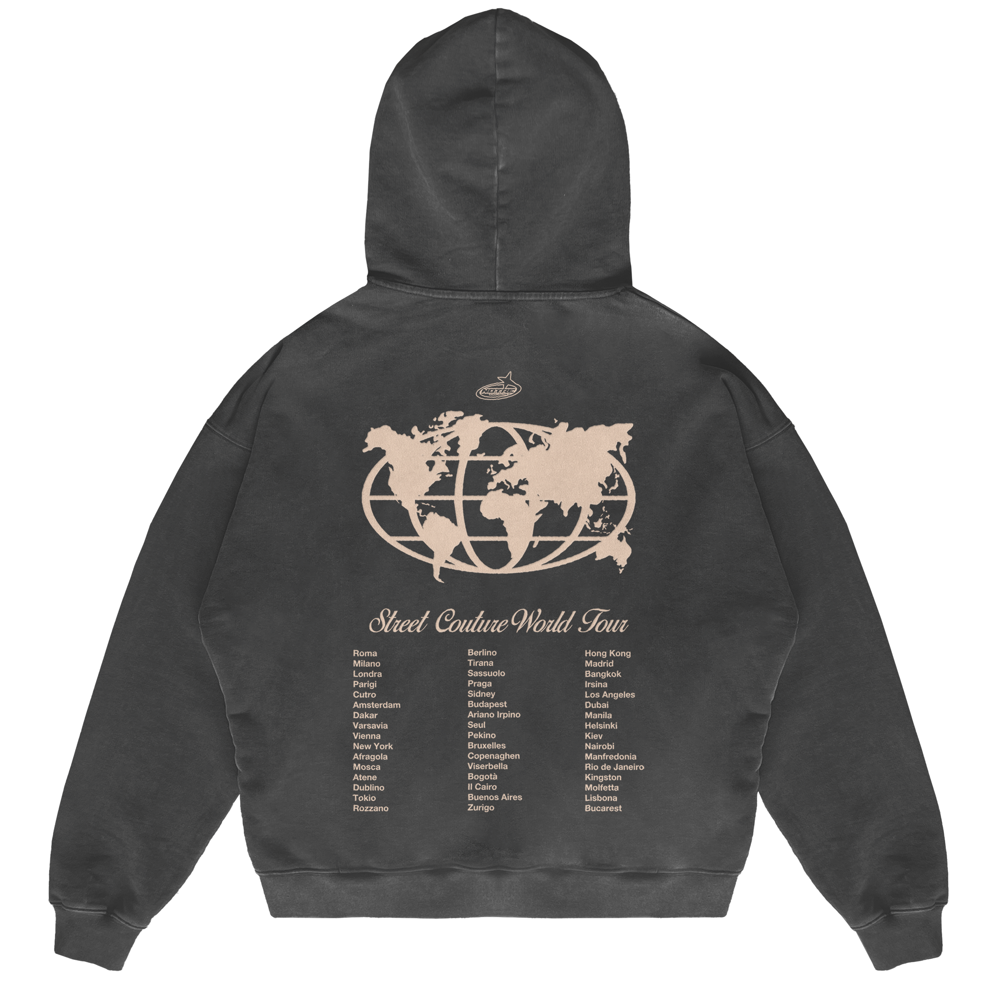 Felpa Hoodie Notre World Tour 24H EXPRESS SHIPMENT - not for resale
