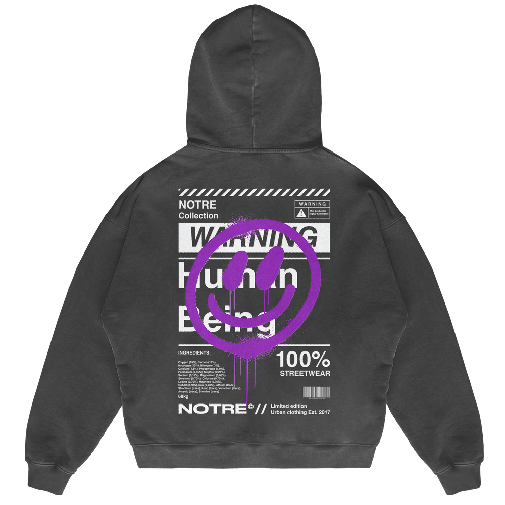 Felpa Hoodie Notre Human Being 24H EXPRESS SHIPMENT