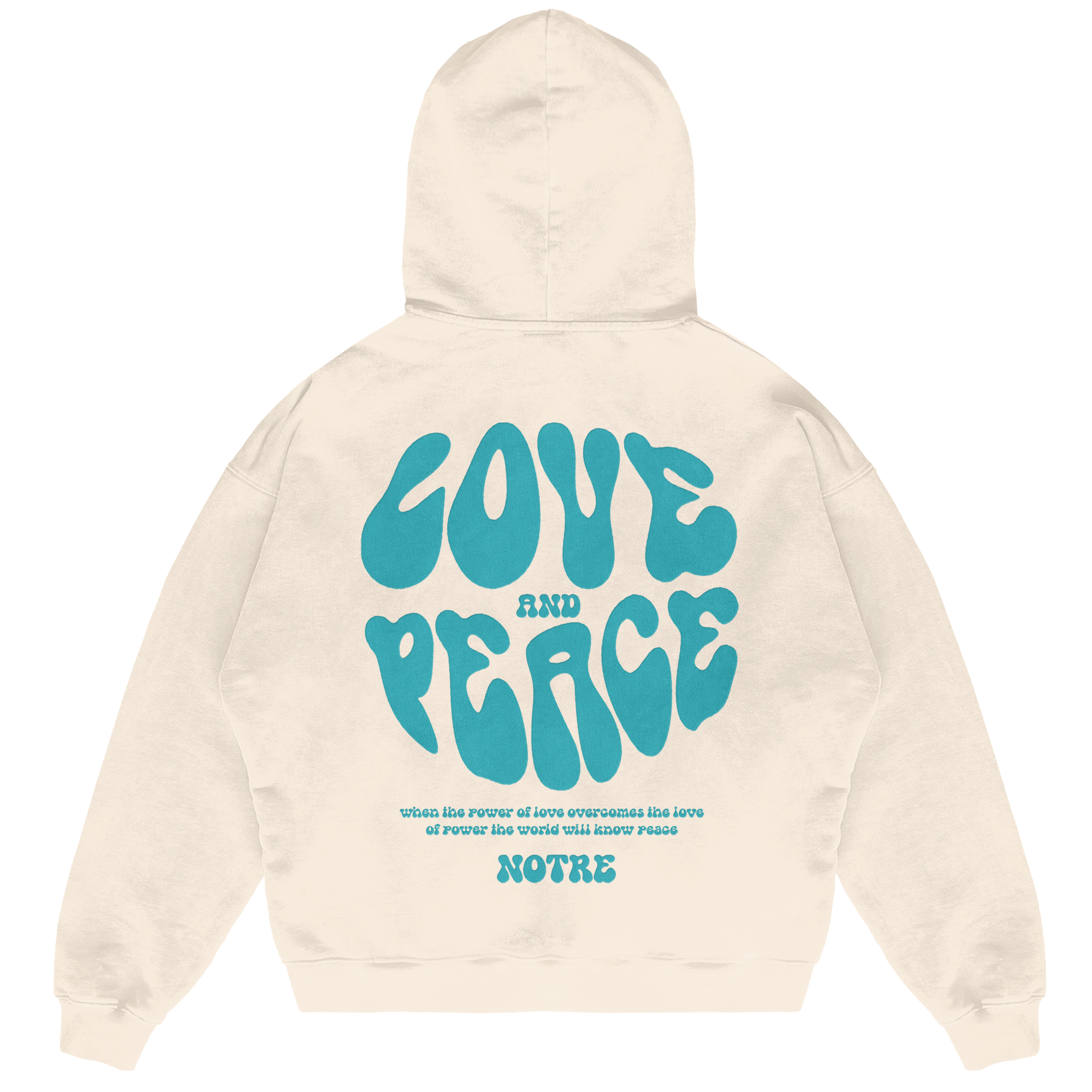 Felpa Hoodie Notre Love & Peace 2024 24H EXPRESS SHIPMENT - not for resale