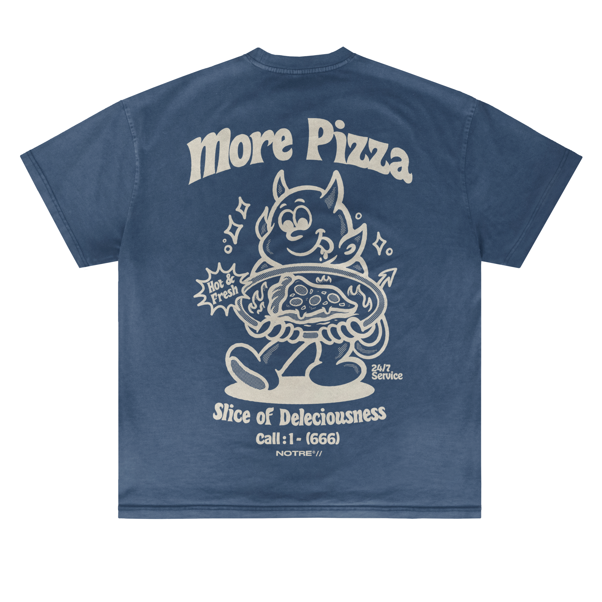 T-shirt Notre More Pizza 666 24H EXPRESS SHIPMENT