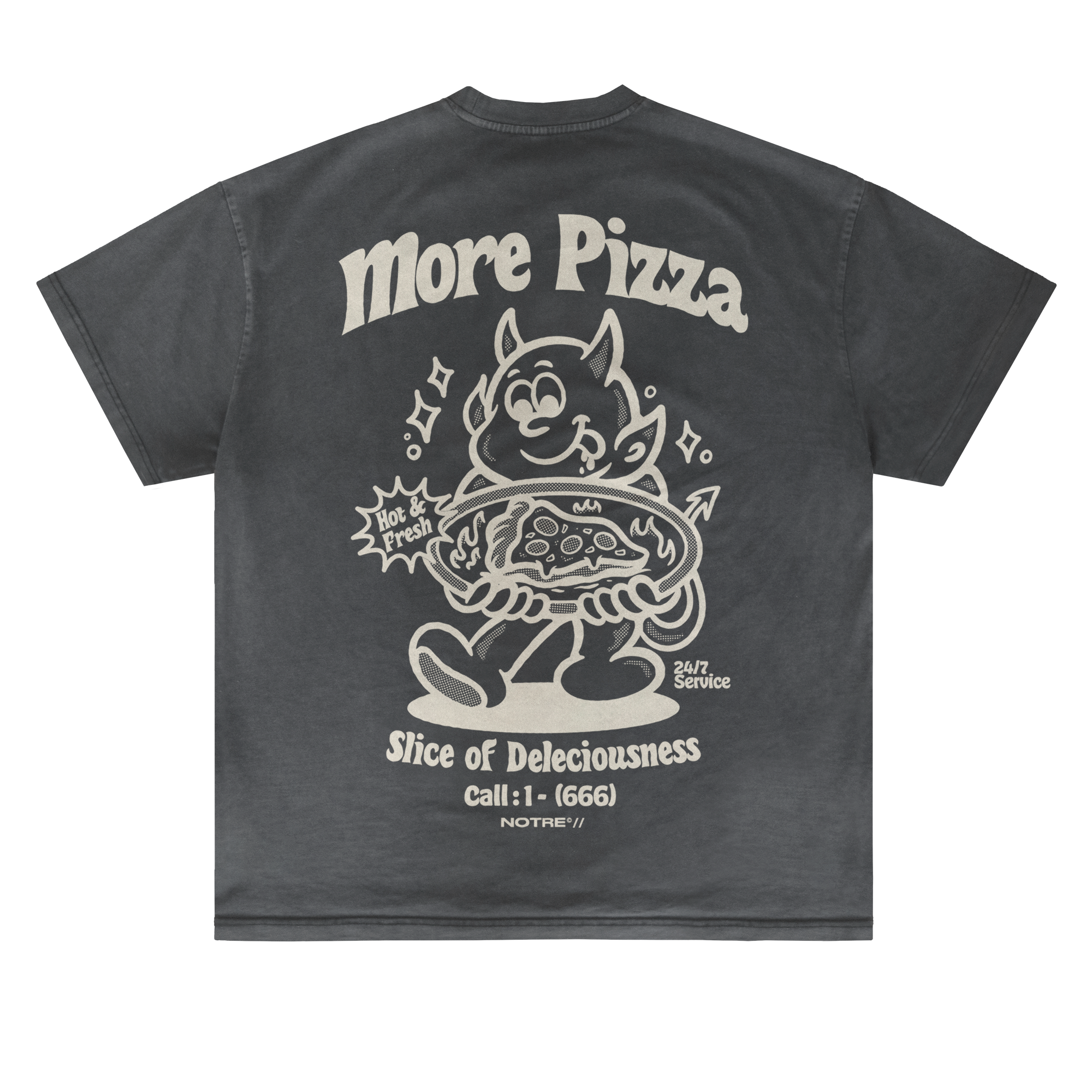 T-shirt Notre More Pizza 666 24H EXPRESS SHIPMENT