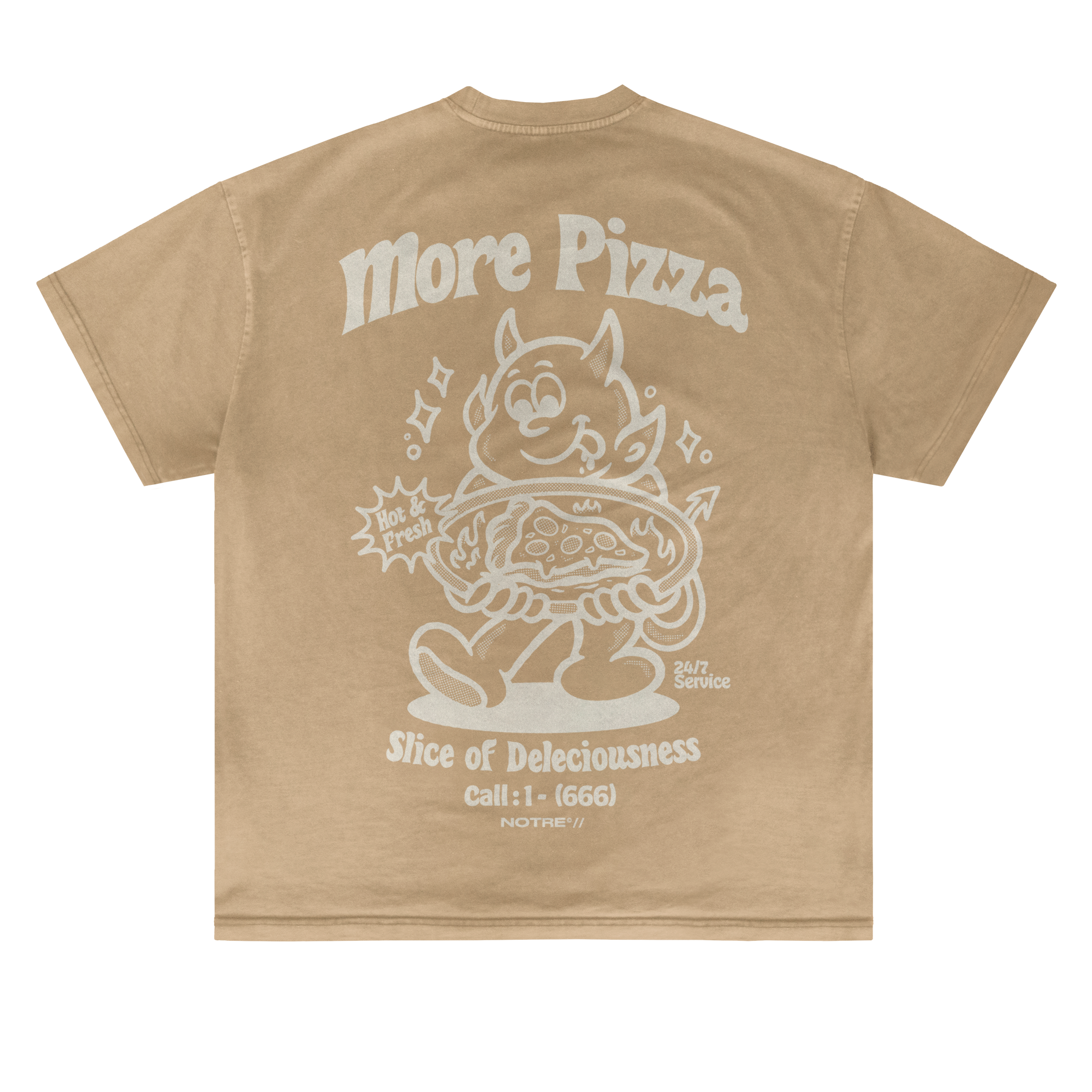 T-shirt Notre More Pizza 666 24H EXPRESS SHIPMENT