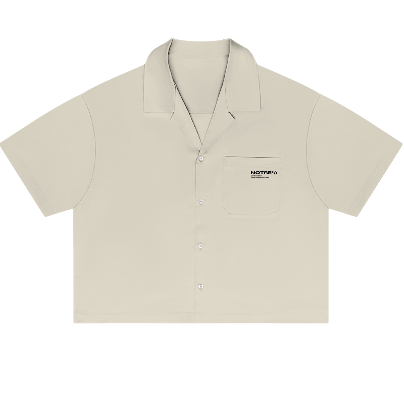 Shirt boxy fit Notre 205Gsm Black