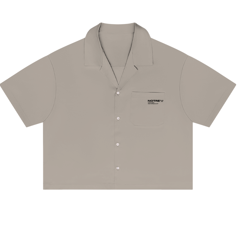 Shirt boxy fit Notre 205Gsm Black